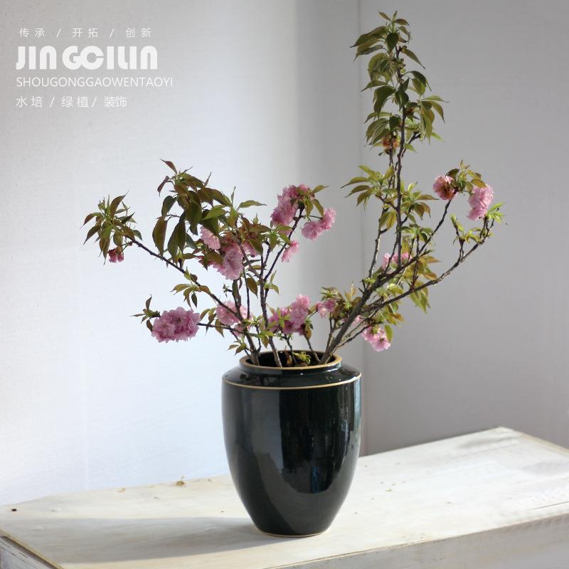 时尚陶瓷花瓶 轻奢客厅摆件插干花家居摆设样板间玄关欧式装饰品