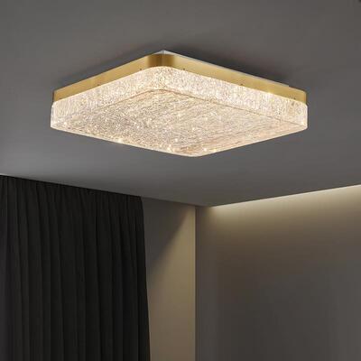 全铜吸顶灯意全式厅主卧室感正方形大气书客间房ltao6769护眼光谱