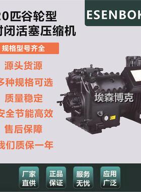 全新谷轮型20P半封闭压缩机20P小型冷冻库制冷机20匹制冷高效