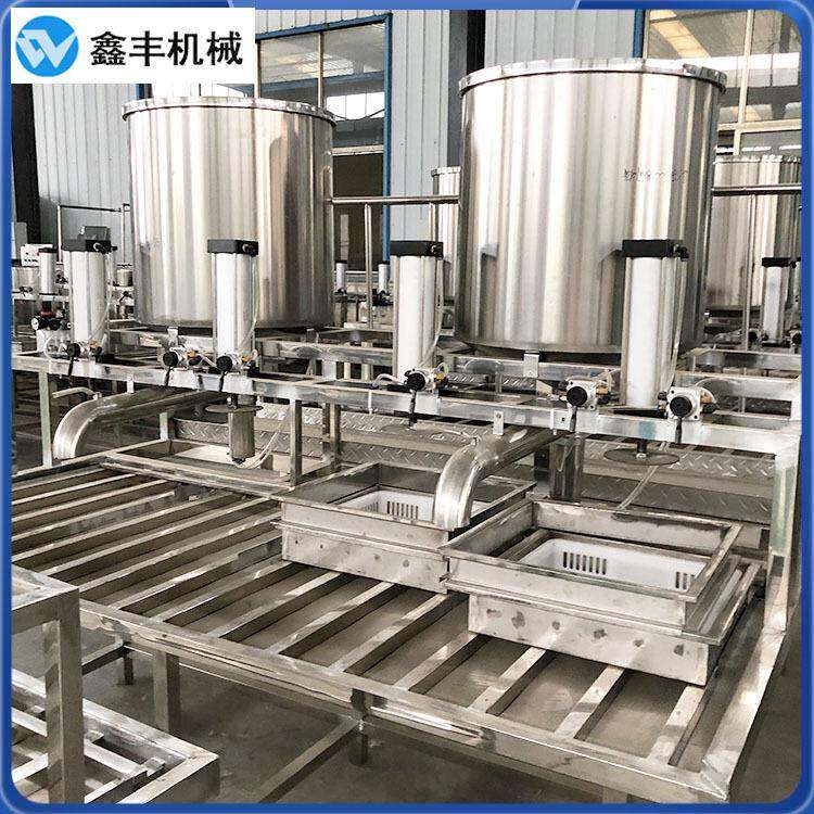 全自动豆腐机器整套实拍 豆腐机器厂家 现场培训技术