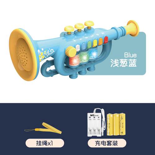 高档儿童专音用小喇口哨乐玩具萨斯吹奏吹响乐器小号宝克宝口琴可