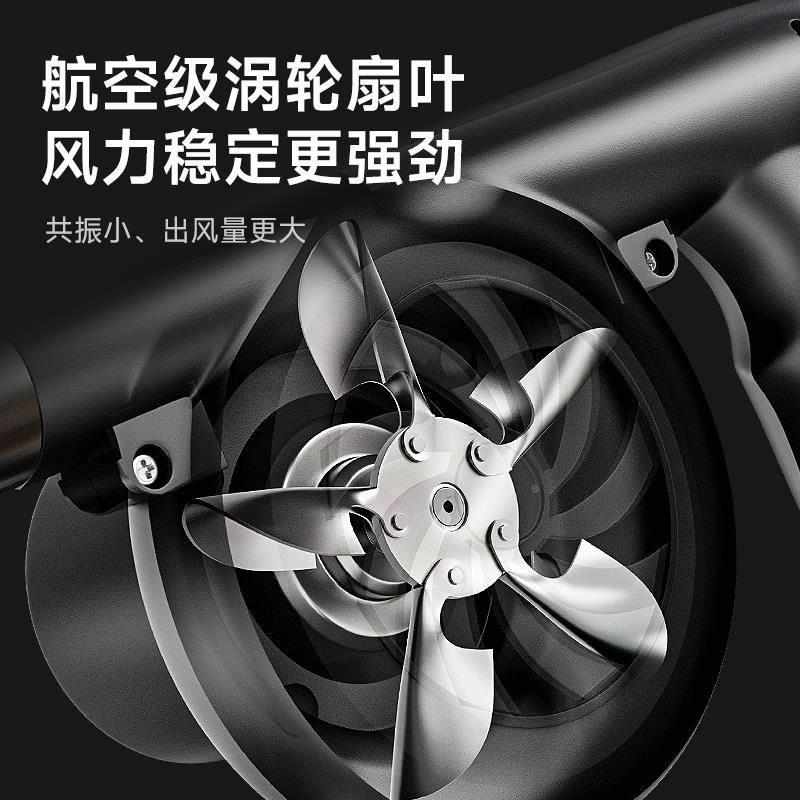 烧烤鼓风机锂电充电户外吹风机手持电动无线小型木炭生火专用手摇