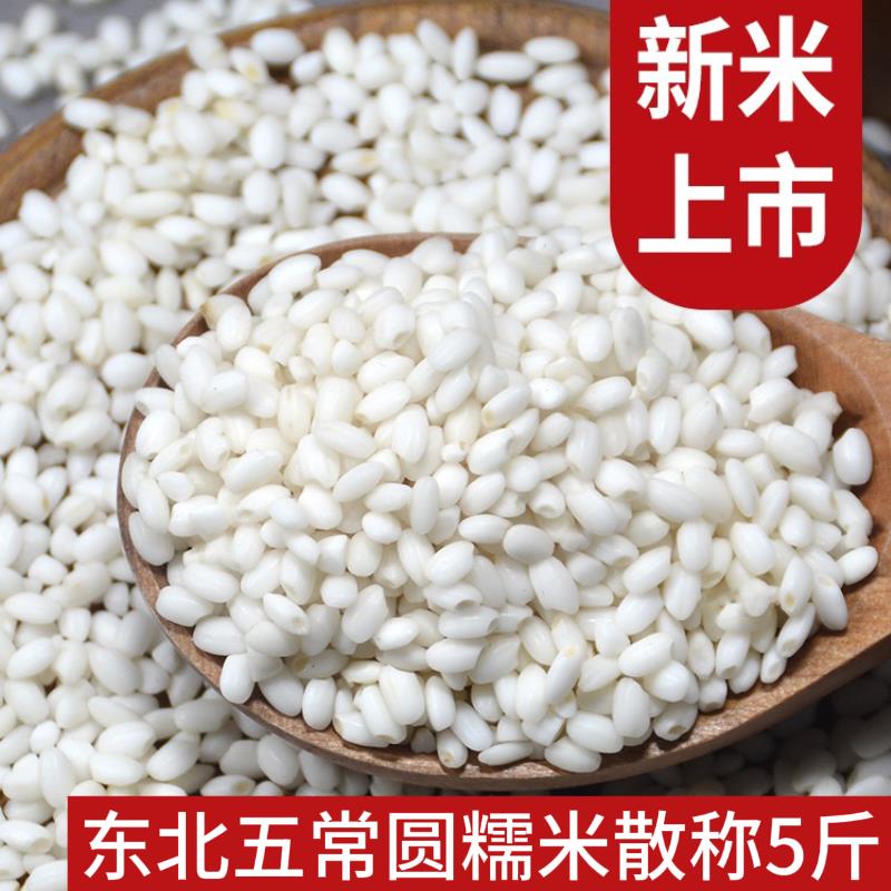 永盛优选东北五常市江米巨珍珠牌东北特产正宗五常园糯米包邮5斤