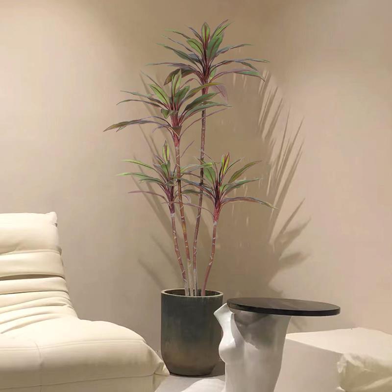 植仿真绿植客造景朱蕉盆栽室内轻厅沙发装仿真朱蕉饰高端奢仿真物