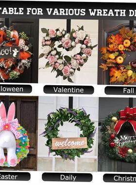 Wreath Hanger for Front Door - Halloween Christmas Easter De