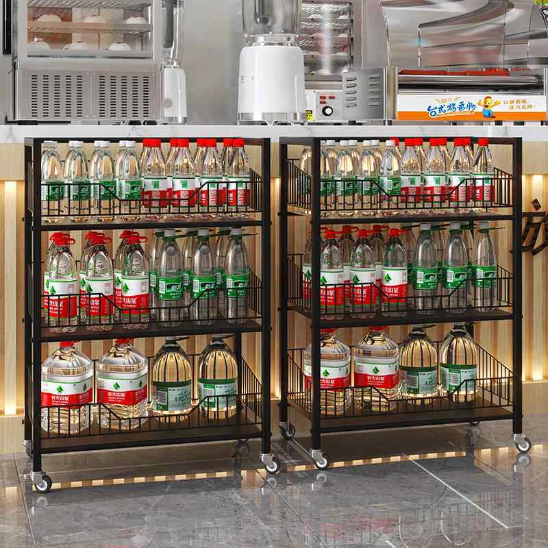超市货架展示架便利店零食货架超市饮料展示架小型柜台货架可移动