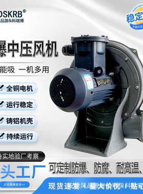 FX-3化工厂用隔爆防爆中压鼓风机2.2kw易爆废气管道排送用风机