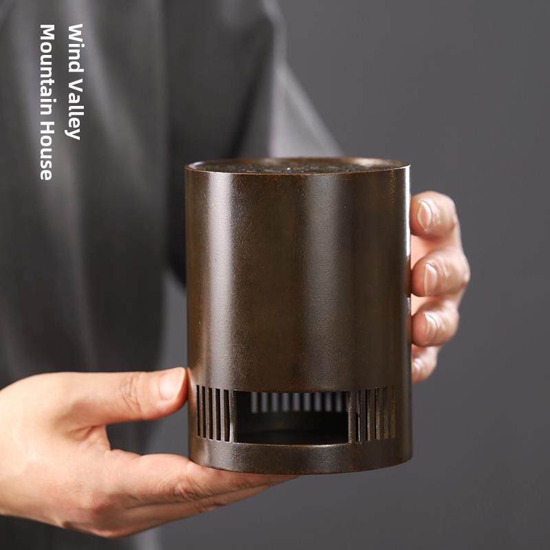 手工覆古铜炭炉茶炉铜小炉风炉沸水炉烤茶炉围绕炉茶制作茶具配件