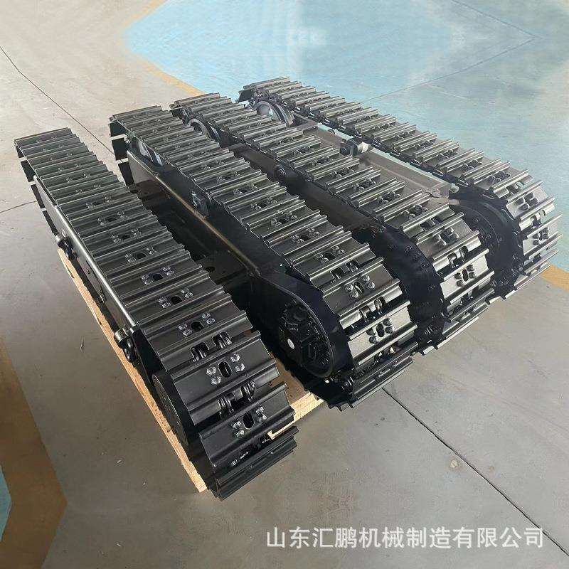 大型钢制履带底盘厂破机用链轨履底盘带农家业运输行SNK碎走总成