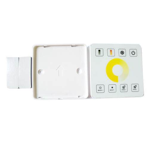 喜来灯RF无线86面板开关双色调光控制器10A双色温触摸调光器5-24V
