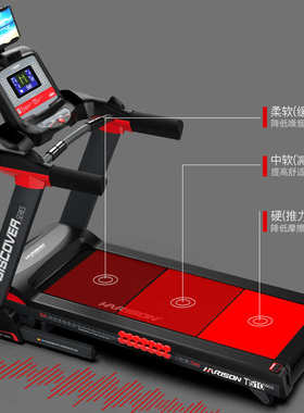 HARISON汉臣跑步机家用智能折叠室内智能走步机健身房专用T510eco