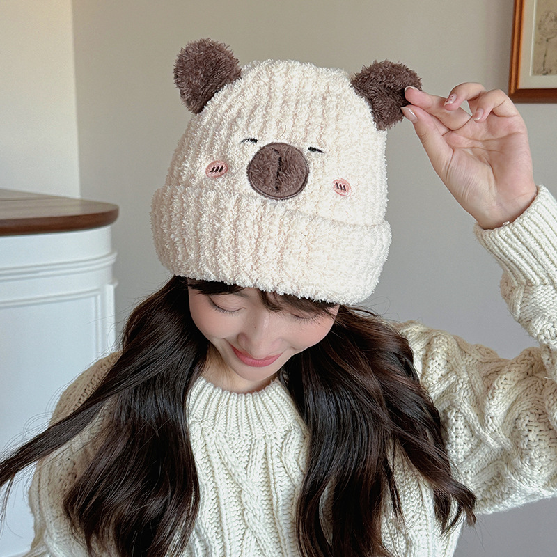 熊猫宽毛绒月子月子发带束发带