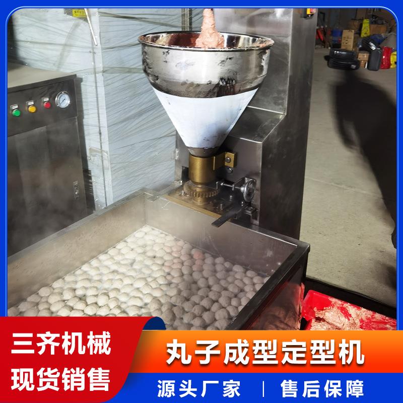 肉丸机全自动生产鱼丸鸡肉丸猪肉丸机器三齐全套肉丸加工设备