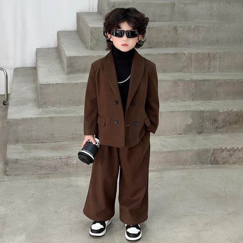 英国Next Kiss男童西装套装春秋款帅气男孩儿童英伦风钢琴演出服