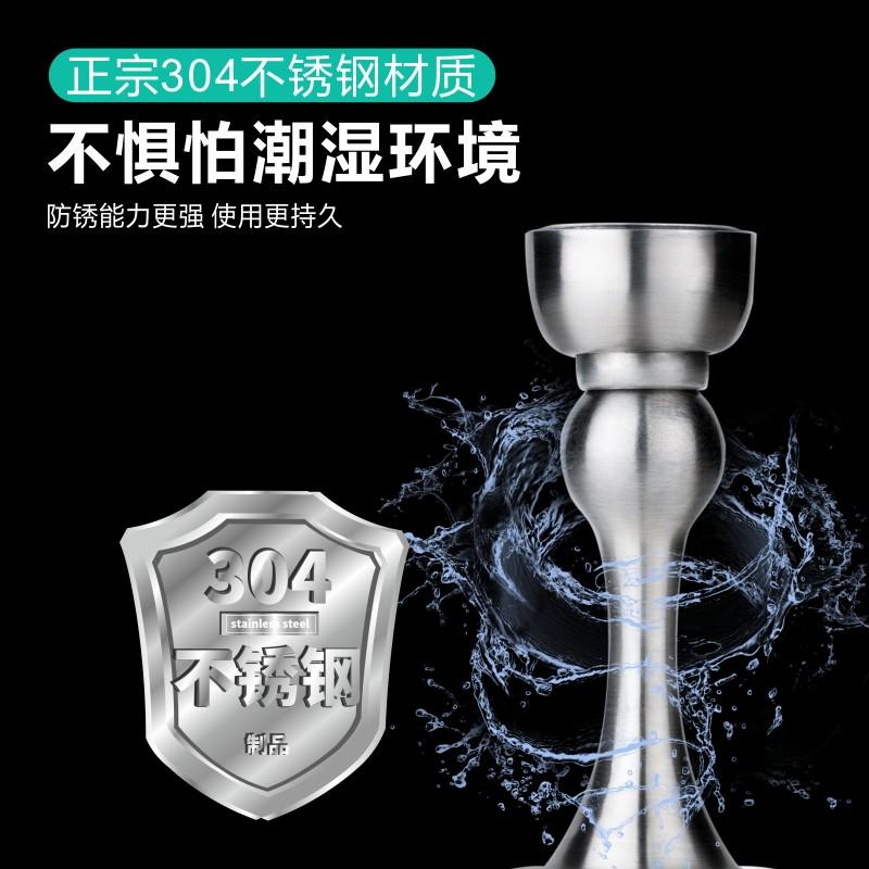 真304不锈钢门吸打孔地吸强磁力墙吸门碰门挡卫生间厕所防锈专用