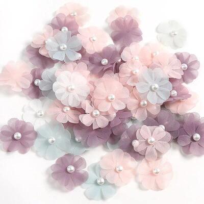 30/50Pcs Artificial Flowers Rose Fake Flowers DIY Bridal Clo