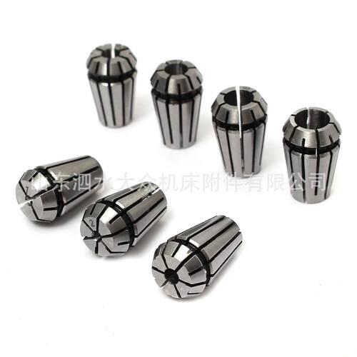 SKU：1-7mm(一套7个)ER11铣夹头公制夹头45#钢精密高效