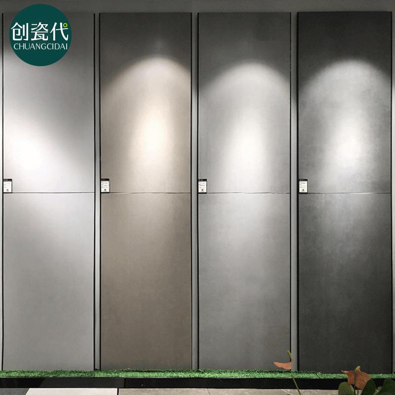 简约体通大板古砖微水泥哑光仿瓷砖7501素色仿古5x00客厅地砖化妆