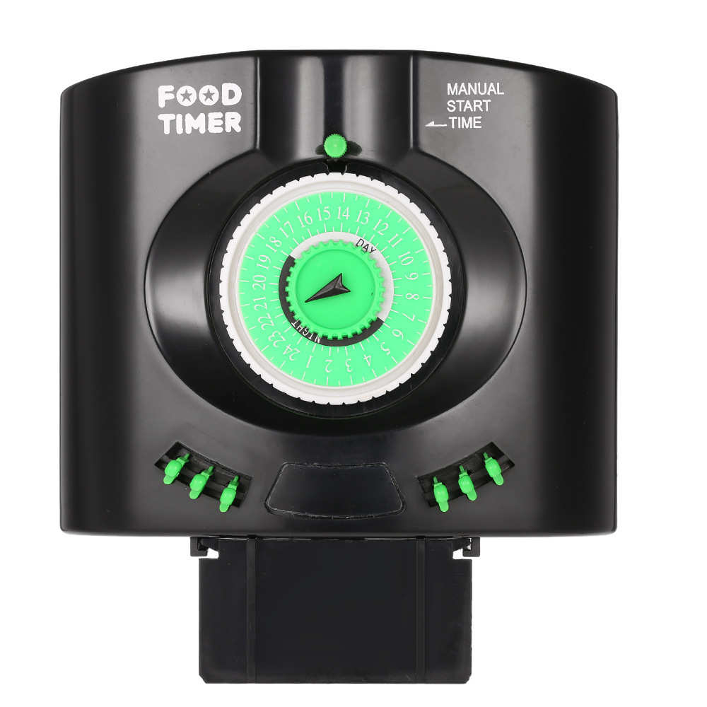 -喂水族箱用品180a食器 出口水族机自动喂鱼wt配件版投料器鱼缸