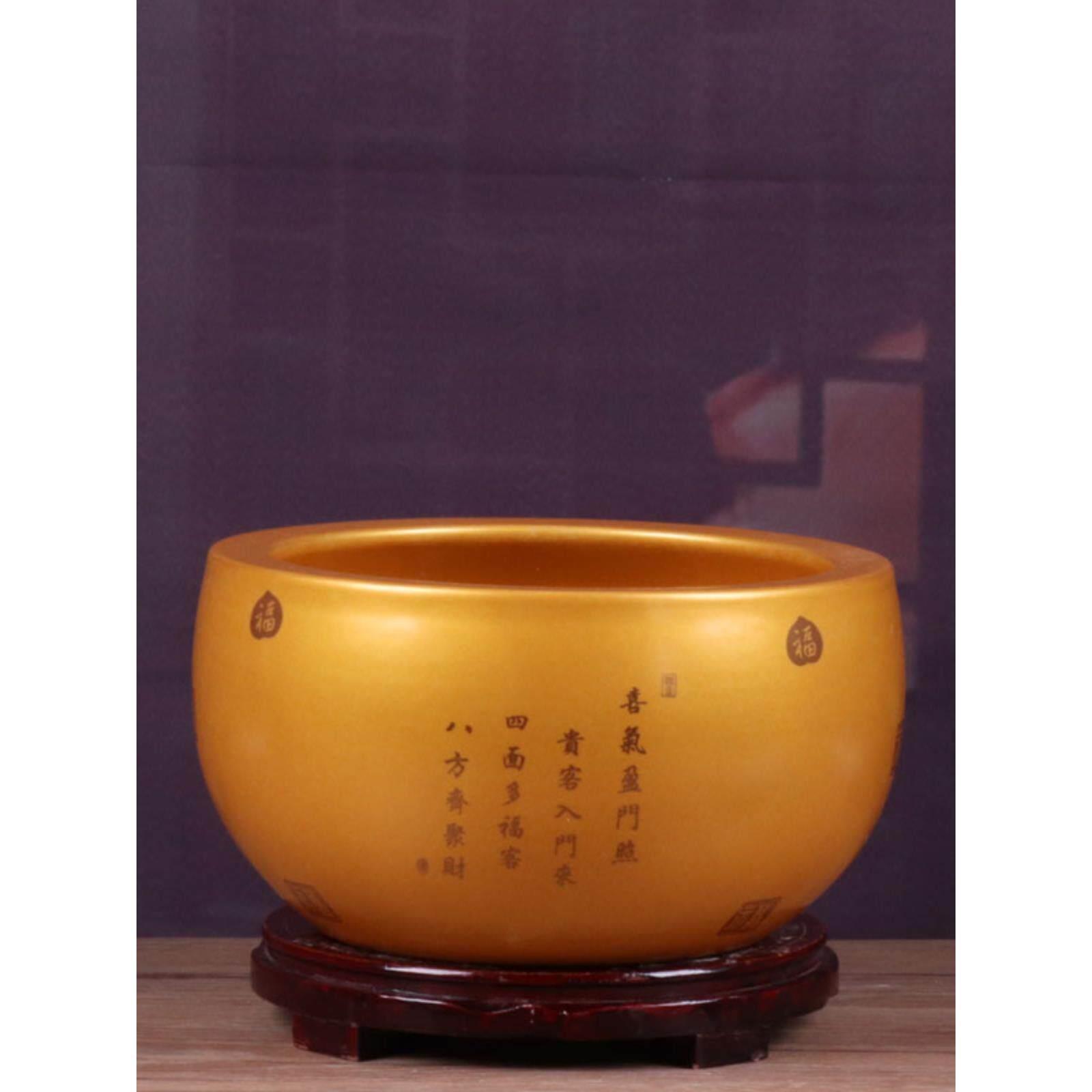 聚宝盆摆件招财聚财家用装饰品景德镇陶瓷乔迁开业进宝旺财送礼品