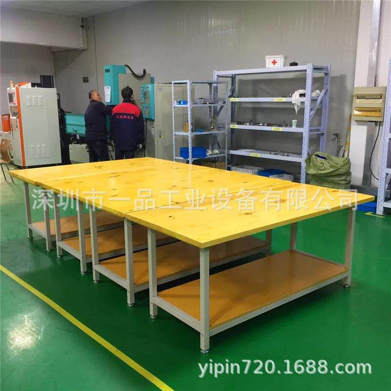 非标订制榉木实木台面工作台学生实木台面实验桌装配员工工作台