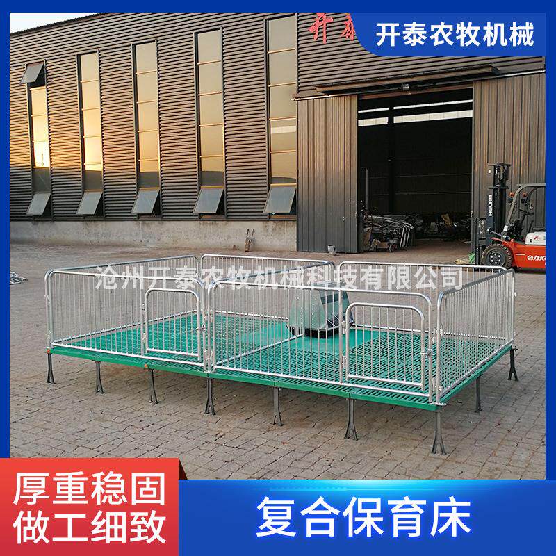 复合板产床畜牧养猪场设备养殖场小猪保育床 现货复合板保育床