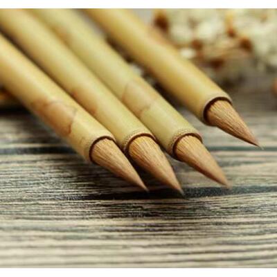 正品好笔推画荐-书法小楷笔笔纯狼毫兼毫毛紫毫软国 画更多品种专