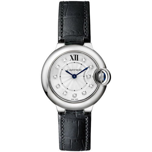 [9.8新]卡地亚蓝气球系列精钢石英手表女表W4BB0008