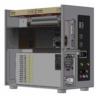 A4DC ITX 4.3L体积 新版 rtx4060 本V4 版 bkb半高刀卡机箱