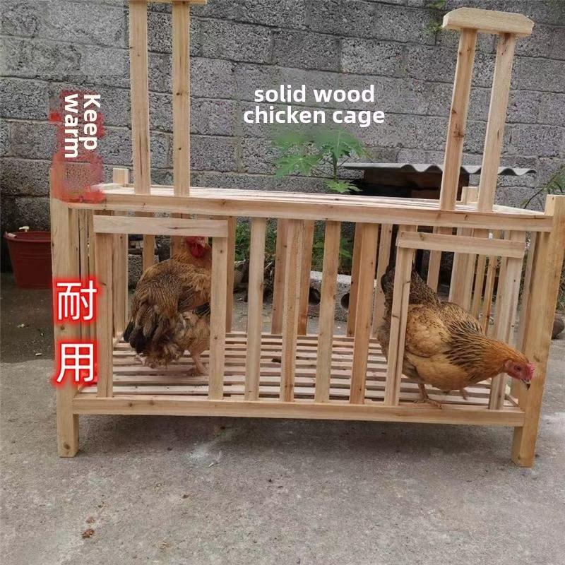 实木鸡笼冷杉户老式阳台鸡鸭简易鸡笼户大型户外养殖笼