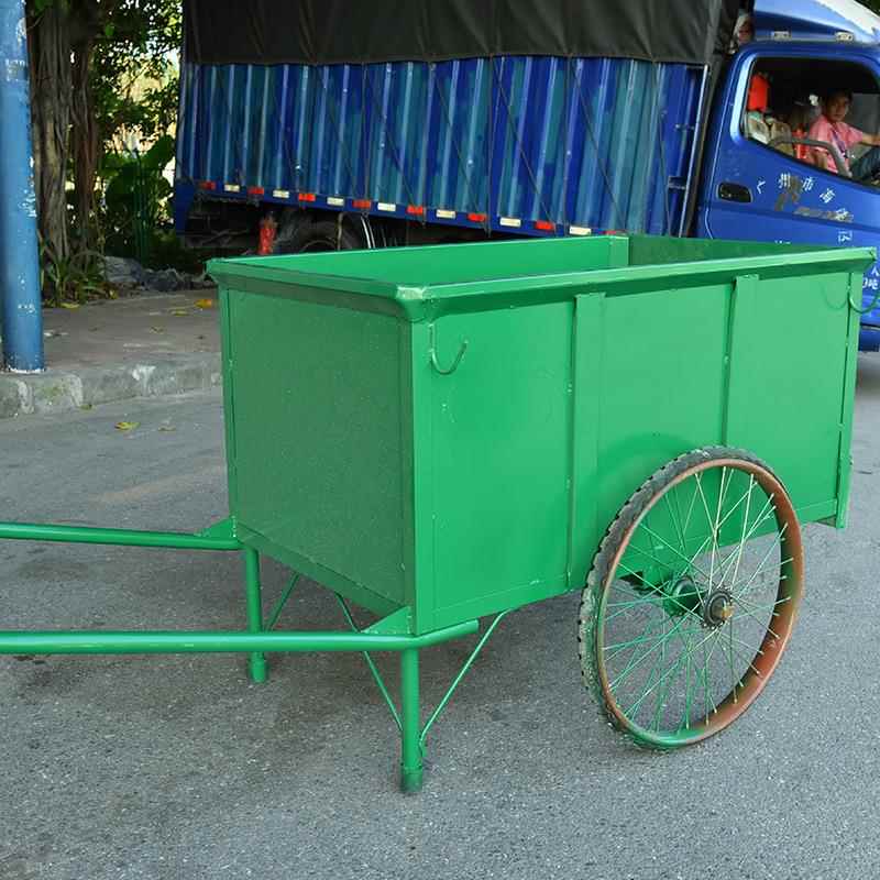 户外铁质人力手推环卫清洁保洁垃圾车小区物业公园垃圾箱清运加厚