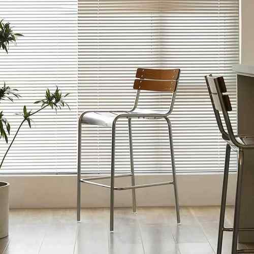 吧台椅覆古家用靠背轻奢吧椅简约吧凳高脚凳椅子酒吧咖啡厅吧台凳