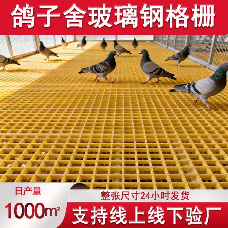 定制玻璃钢养殖格栅鸽舍地网养鸡鸭鹅漏粪板网格格栅板鸽子舍格栅