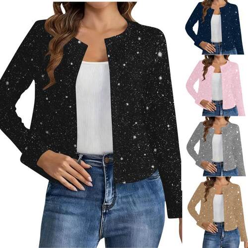 Women's cardigan long sleeved jacket