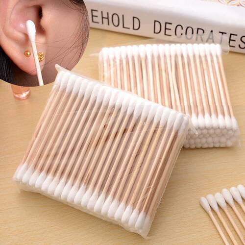 High-quality Double-ended Cotton Swabs, Premium Beauty and C