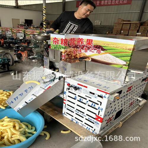 流动摆摊流动摆摊四缸静音膨化机玉米膨化机视频轿车后备箱膨化机
