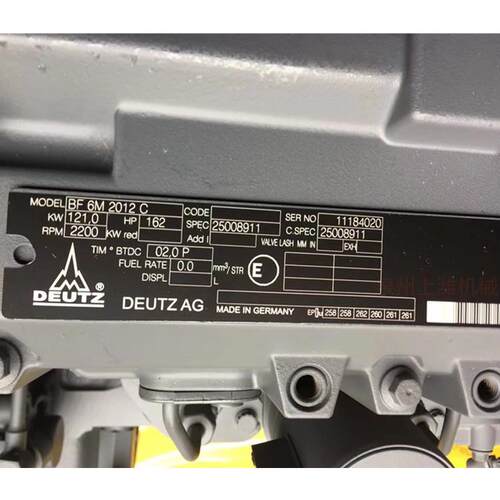 德国道依茨DEUTZ DIESEL ENGINE 型号BF6M2012C提供整机及全部配
