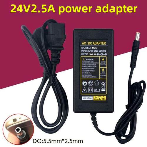 适用TSC条形码打印机TTP-244pro标签机配件电源适配器变压器24V60