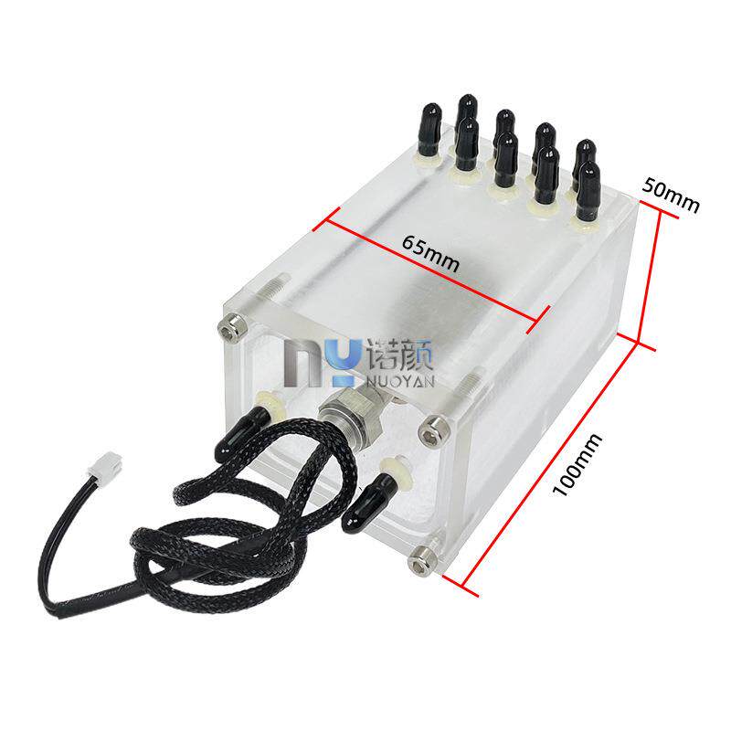 2倍亚克力二级墨盒50*65*100mm数码印花纺织机水性透明墨瓶
