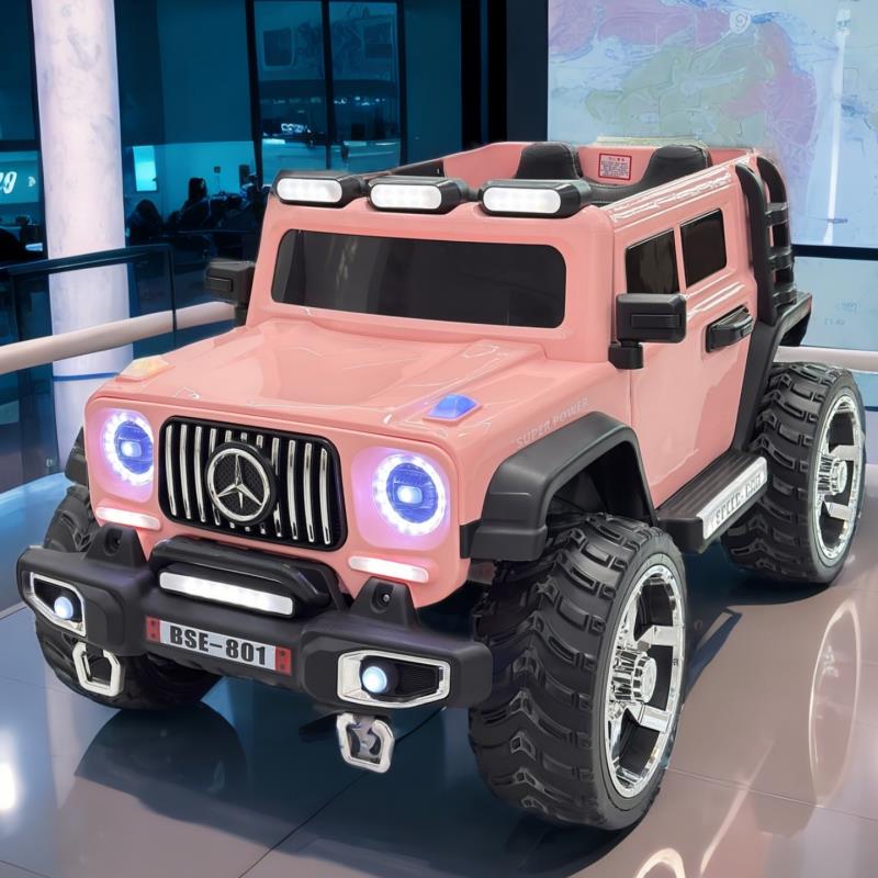 正品童电动车儿四轮带遥控大g越野汽车女孩小可坐男人宝宝带遥控