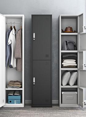 单门更衣员工易宿舍储物柜办公简换GYG06170衣柜家用阳台夹缝收柜