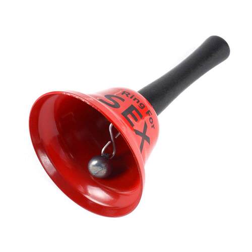 Hand-held Ring Red Metal Bell Party Decoration Bell Sex For