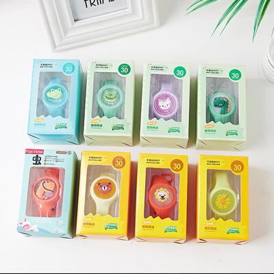 Flashy Cartoon Summer Mosquito Repellent Wristbands for Adul