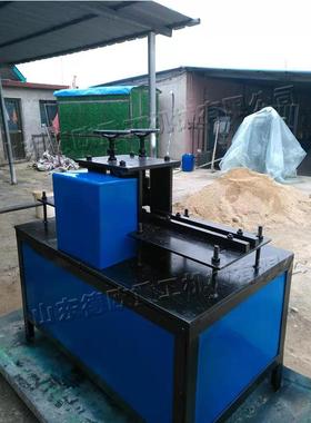 电动液压金属管麻花梯机健 qk-mhg45台式材身器轧花机 铁艺楼护栏