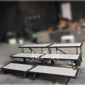 合唱台阶三层可移动折叠学校活动合唱凳踏步台阶梯舞台台阶合影台