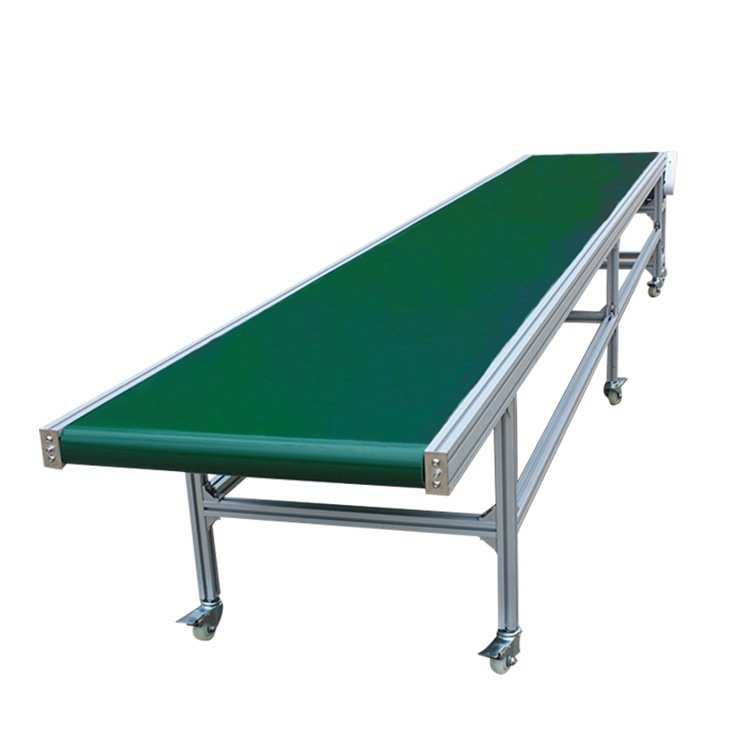 小型皮带输送机注塑机接驳传输爬坡上料输送带快递物流分拣流水线