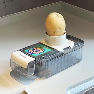 切丝器切菜神器多功能新款家用厨房刨丝器擦丝器护手切丁切粒懒人