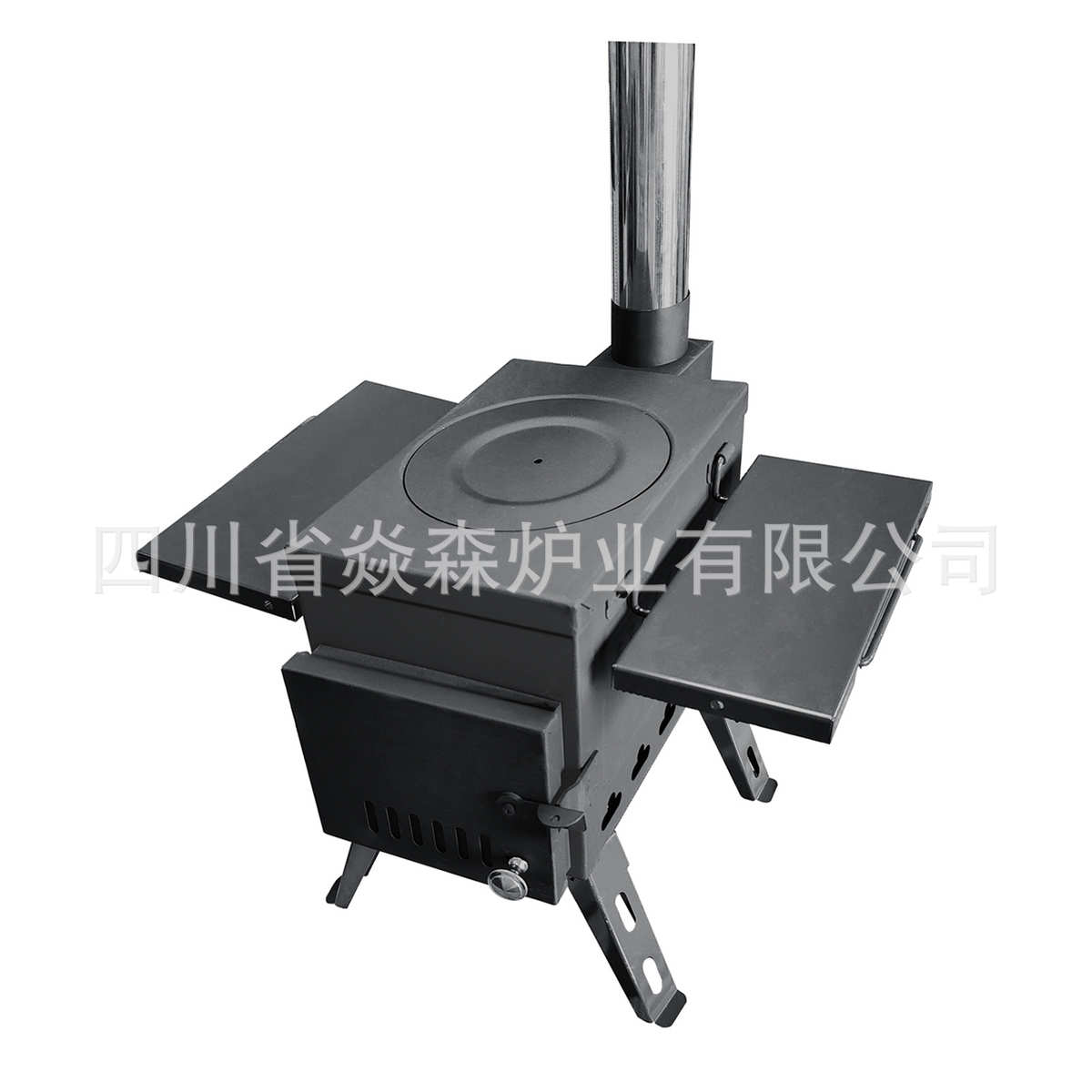 焱森轻便帐篷炉取暖露营柴火炉多用折叠式烧烤炉家用便携式取暖