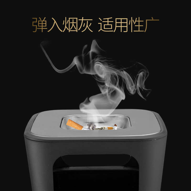 不锈钢酒店方形垃圾桶宾馆大堂电梯口时尚立式烟灰缸商场果皮箱