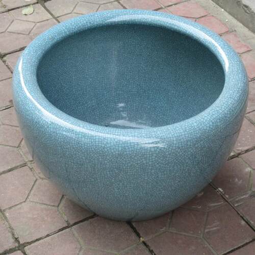 陶瓷缸大量仿古颜色釉裂纹装饰字画缸碗莲鱼缸水培植物树盆